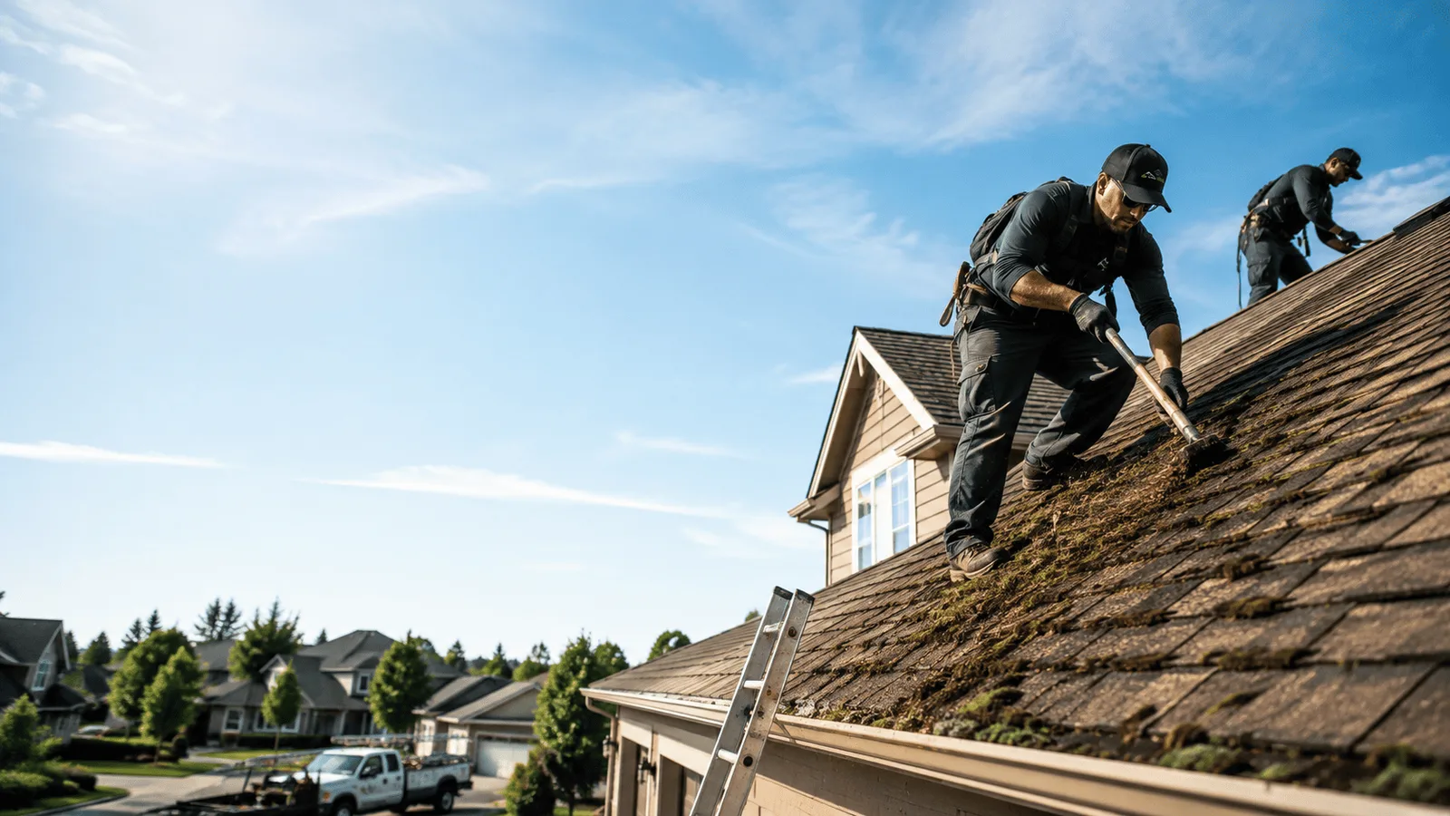 Roof Moss Removal in Marquette, MI near me
